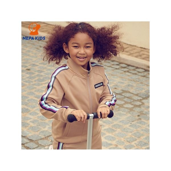 네파키즈 네파 키즈 [하프클럽]네파키즈 아르코 트레이닝 집업 베이지 KG76202