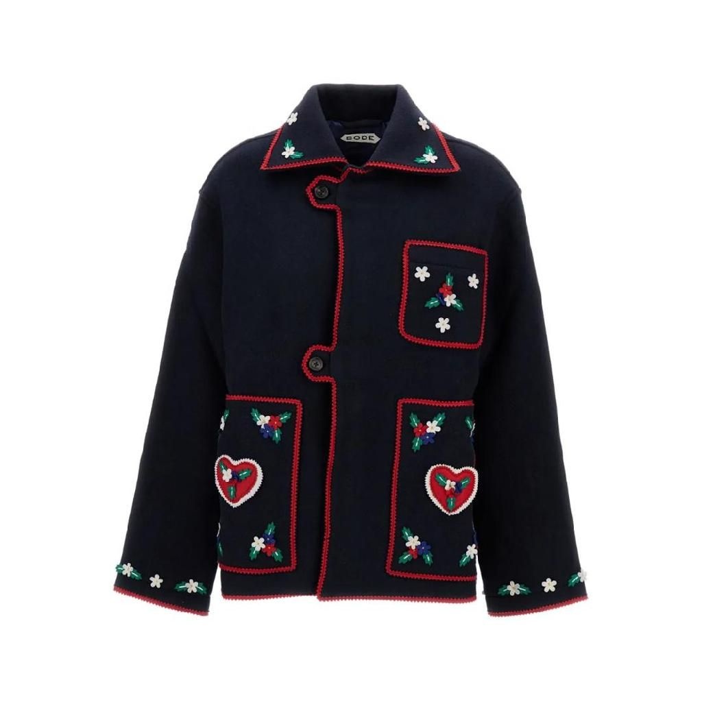 BODE 보디 버튼 프런트 재킷 MRF25JA002NVRED TP444518452