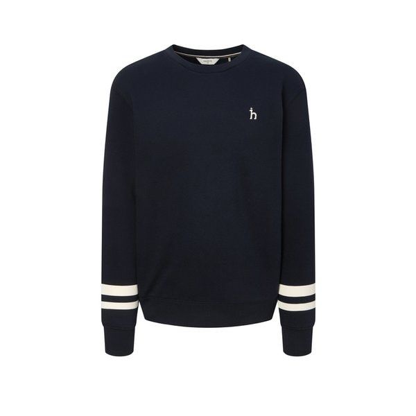 헤지스 <매장정품> HAZZYS 헤지스 [25FW] [2컬러 택1] 소매블럭 맨투맨 (HZTS5D344) 1081098