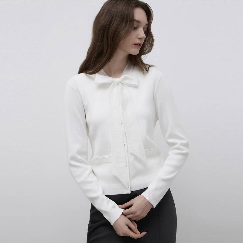 잇미샤 <매장정품> it MICHAA 잇미샤 타이 스트랩 가디건 ITQ3KCD720 1060690