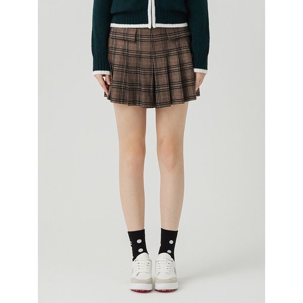 마틴골프 [하프클럽]여성 윈터 체크패턴 큐롯 (QW0ECU40559)