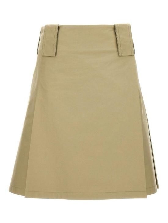 버버리 23FW 버버리 플리츠 스커트 8076515 Beige
