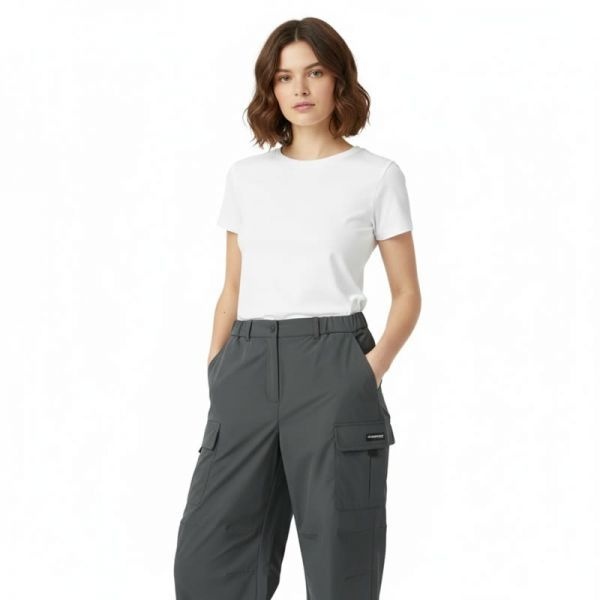 {매장정품} 디스커버리바지 BQK DWPT42044-GRD 여성 파라슈트 카고팬츠 1182684