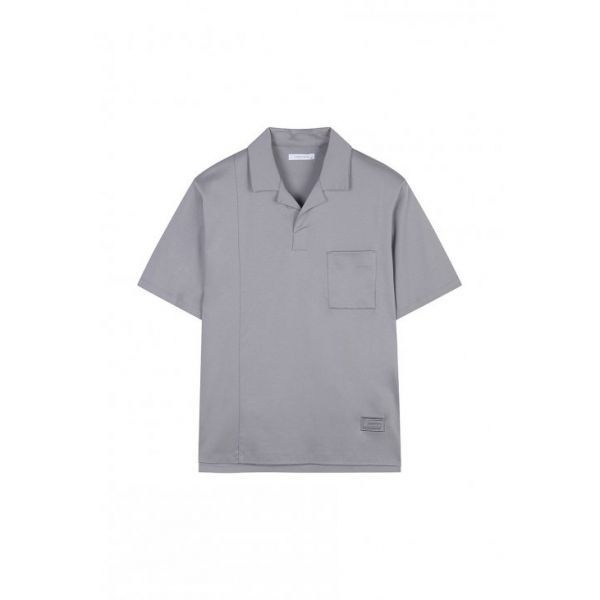 LIBERCLASSY LIBERCLASSY [23SS] LJS41196 그레이 세미오버핏 반팔 카라 티셔츠 297823