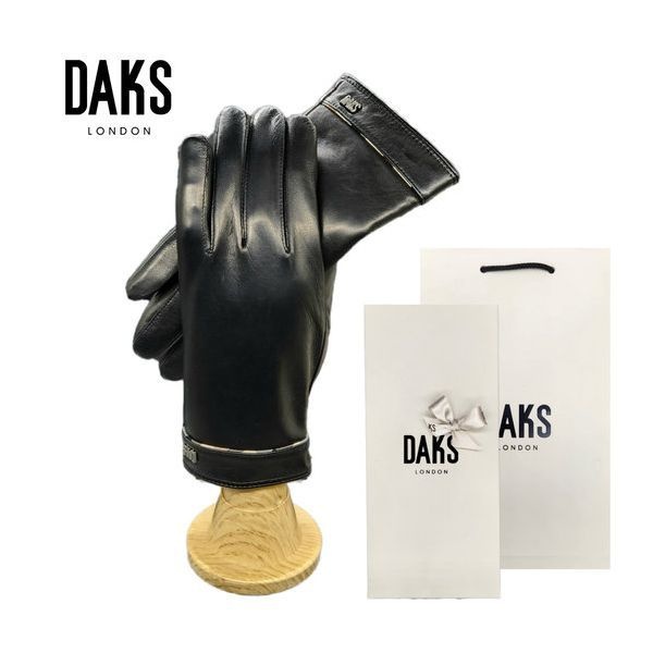 닥스 장갑(백화점) <매장정품> 닥스로고포인트 여성용 가죽 장갑 GBO720O 204948