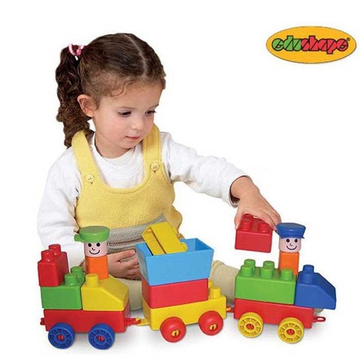 edushape edushape 소프트 기차 블럭 30p [AOD9759]