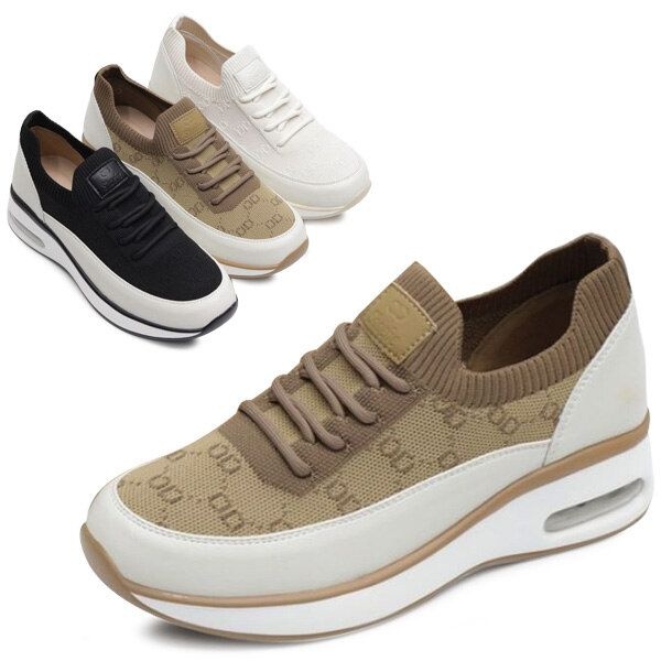 카미엣뮤즈 [패션플러스][카미엣뮤즈]니트 에어솔 스니커즈_KM24w014