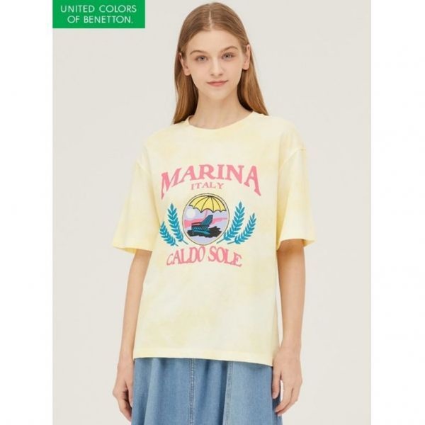 [백화점 정품] 베네통 여성티셔츠 베리티 티셔츠_BATS70431