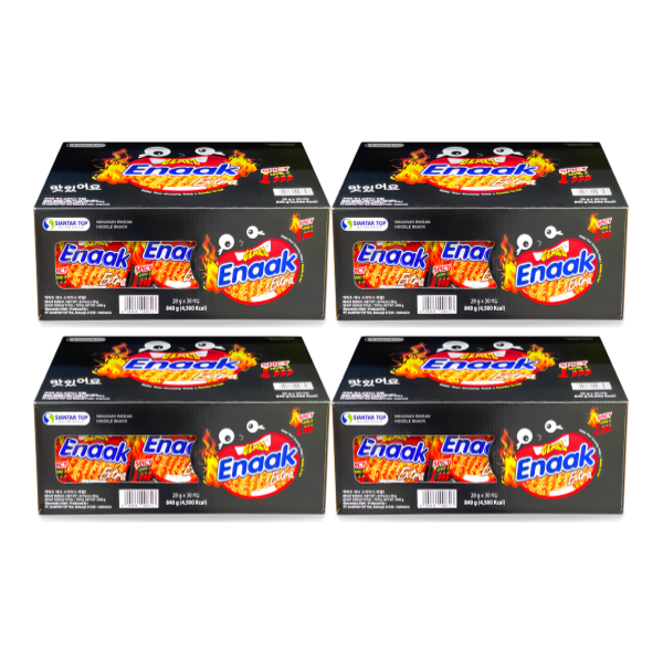 디인인터내셔널 롯데리아 게메즈 에낙 스파이시 레벨3 840g (28g x 30입) 4개