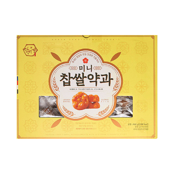 성진식품 롯데리아 담미정 미니 찹쌀 약과 960g 1개
