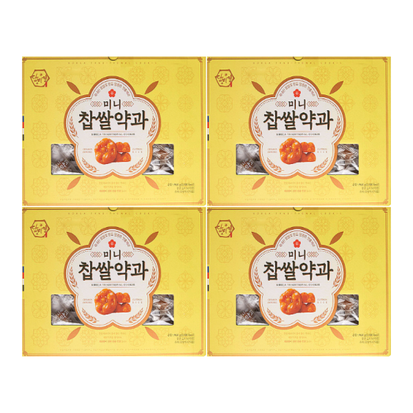 성진식품 롯데리아 담미정 미니 찹쌀 약과 960g 4개
