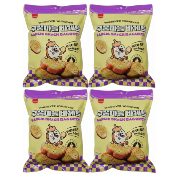 삼립 롯데리아 삼립 구운마늘 바게트 800g x 4개