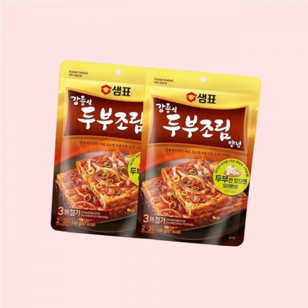 샘표 샘표 강릉식 두부조림 양념 140g 2팩 4617814