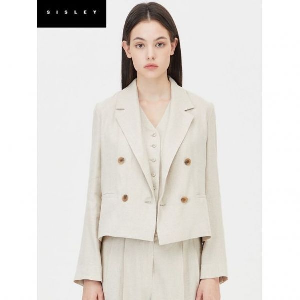 시슬리 시슬리 모니카 더블 크롭 자켓_SAJK41431