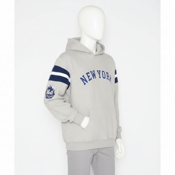 MLB 엠엘비 MLB [TWS ]시그니처 후드티 NYM Melange Grey 342386 3AHDV1861-09MGS
