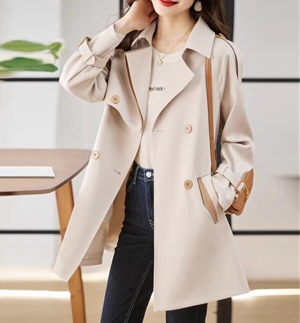 드레스허그 드레스허그 [패션플러스][드레스허그]에스닉 베이직 트렌치 자켓 2color