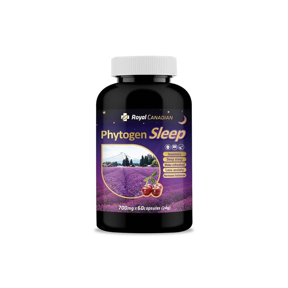 [해외] 로얄 캐네디언 파이토젠 슬립 700mg 60정 Royal Canadian Phytogen Sleep 700mg 60 Capsules