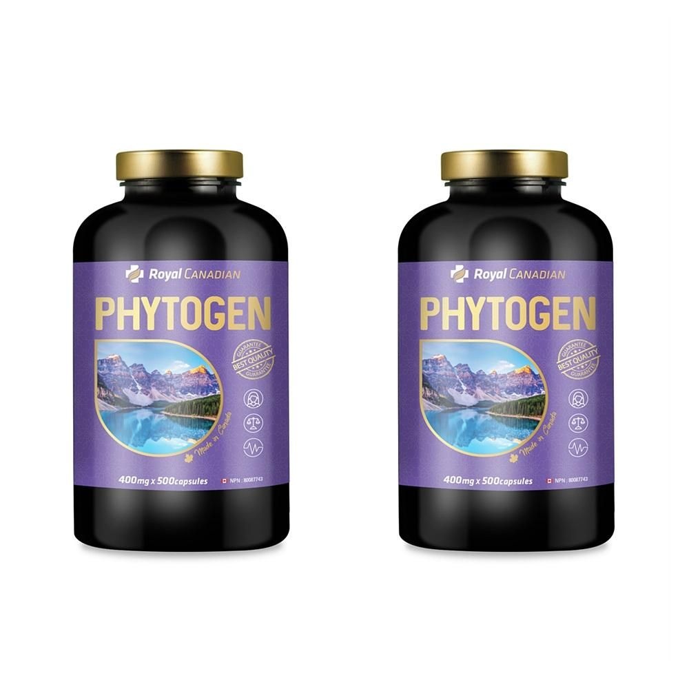 [해외] 로얄 캐네디언 파이토젠 400mg 500정 2팩 Royal Canadian Phytogen 400mg 500cap