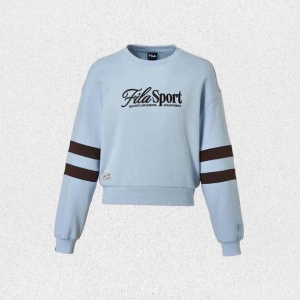 <매장정품> 휠라 FILA 세미크롭 오버핏 맨투맨 - LBU V3AFJA FS2POH1152F 1374103