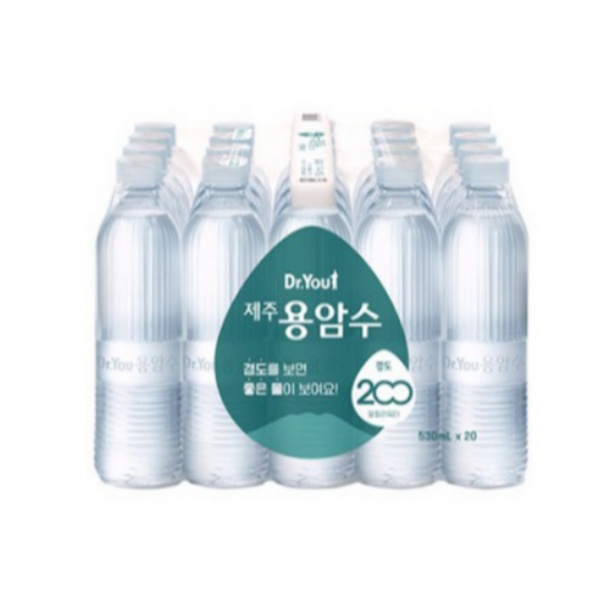 [오늘출발] 오리온 제주용암수 무라벨 530ml 20개