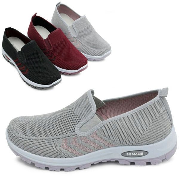 카미엣뮤즈 [패션플러스][카미엣뮤즈]니트 슬립온 스니커즈_KM24s014