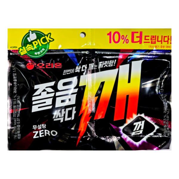 오리온 졸음싹다깨껌 리필 116g