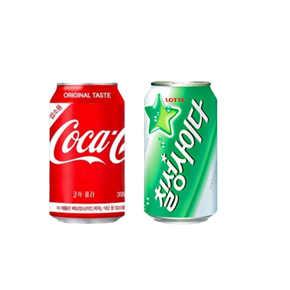 코카콜라 업소용 355ml 24입+칠성사이다 업소용 355ml 24입