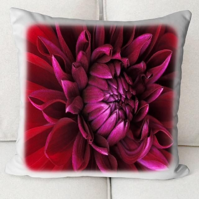 인테리어 쇼파 쿠션커버 30x30 40x40 45x45 50x50 60x60 달리아 꽃 FW-020