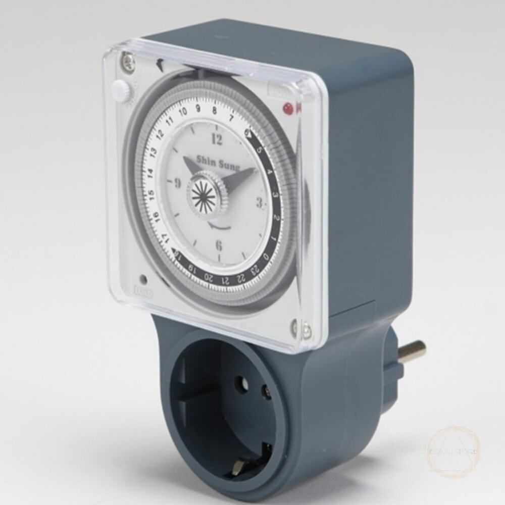 스토어협력사 서무스토어 타이머 기계식 SST-16C 콘센트형 타임스위치 캠핑타이머 절전형콘센트