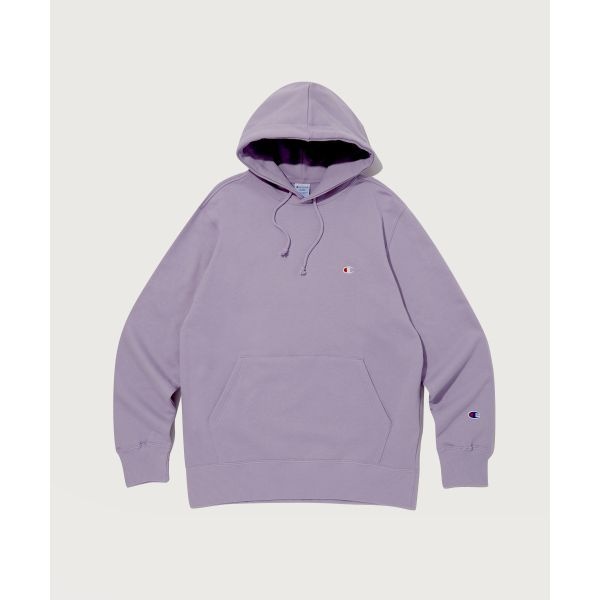 챔피온 CHAMPION 베이직 C로고 후드 티셔츠 Light Violet CKTS3F501V1 289099