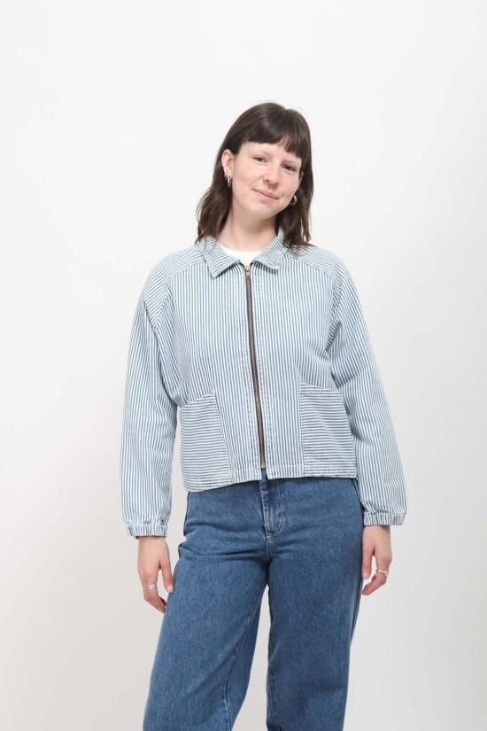 Gravel   Gold 데님 자켓 그래블   골드 에이스 재킷 페이디드 컨덕터