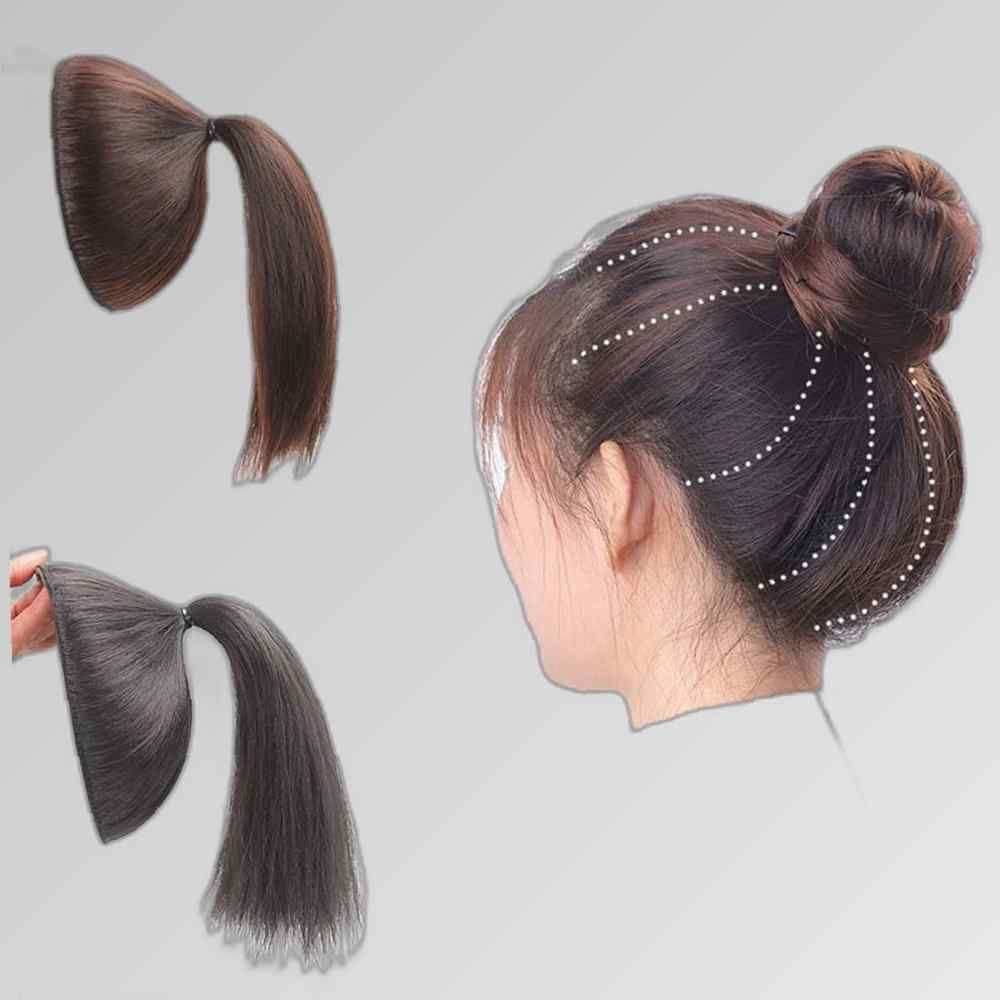 올림머리 볼륨 가발 헤어피스 볼륨똥머리 부분가발 여성가발 업스타일 가발패드 반구형 정수리 올림머리가발
