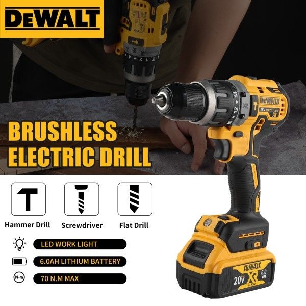 상품상세참조 디월트 DCD796 20V 브러시리스 파워 임팩트 드릴 다기능 충전식