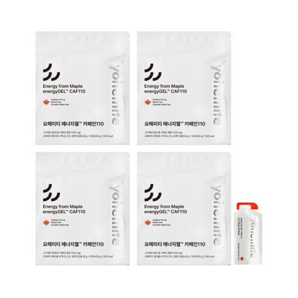 UnKnown 요헤미티 에너지젤 카페인110 10포 x 4팩(40포 구성)