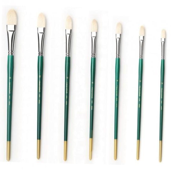 화홍 붓 화홍 유화붓 아크릴붓 -38309 808F 7본-2-14호