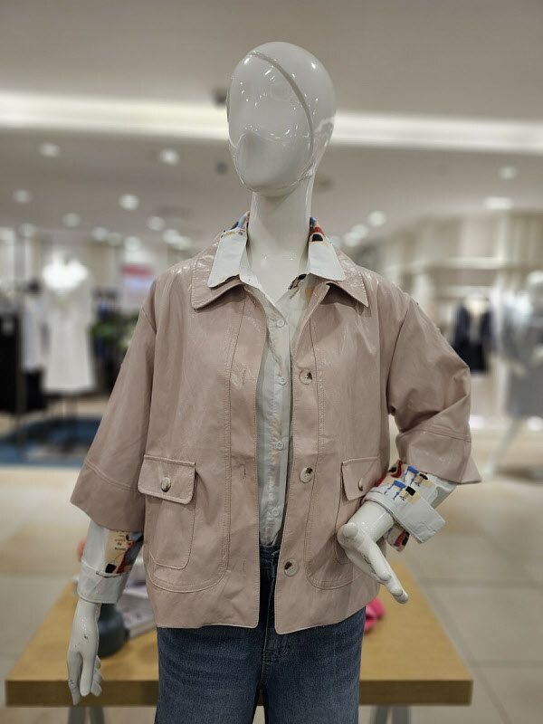 포커스 포커스 [패션플러스][포커스][포커스] 칠부소매 레더자켓 FS6A3JK31072 (P003767224)