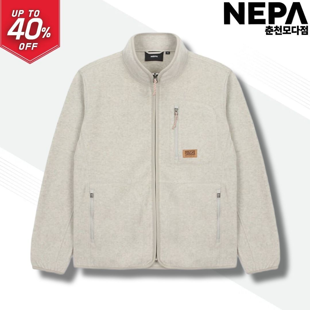 네파 네파 이월 간절기 내피 후리스 자켓 집업 남성 플러피 스탠넥 플리스자켓 7K76163 D02