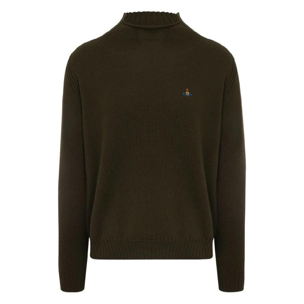 비비안웨스트우드 모크 넥 구체 자수 울 스웨터 27010017Y002MH410 TP443588679