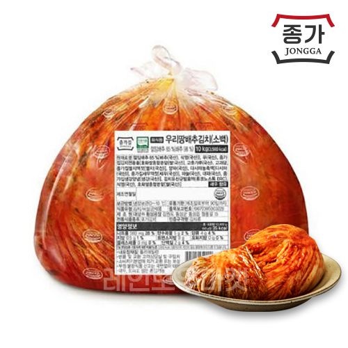 [롯데백화점] 종가 [종가집] 달콤한 소백 포기김치 10kg (외식)