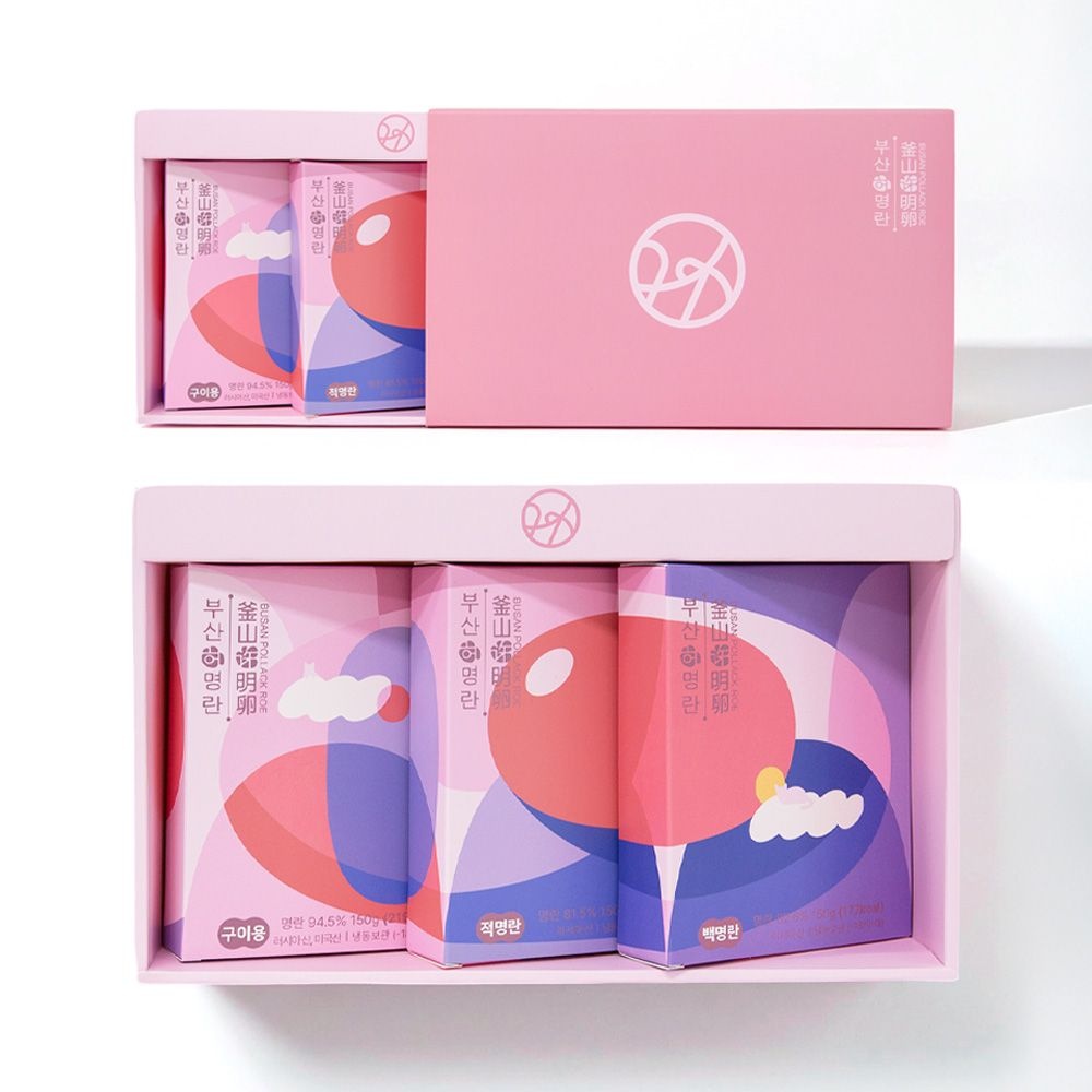 [롯데백화점] 부산허명란 [부산허명란] 한 알 명란 3종 선물세트