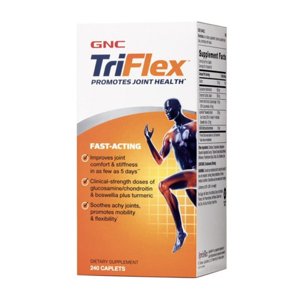 [해외] GNC 지앤씨  지앤씨  트리플렉스  패스트  액팅  글루코사민  240정