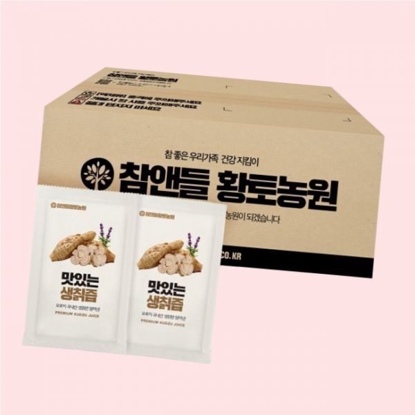 참앤들황토농원 참앤들황토농원 맛있는 칡즙 100ml 100포 1박스 총 알뜰팩 4525579