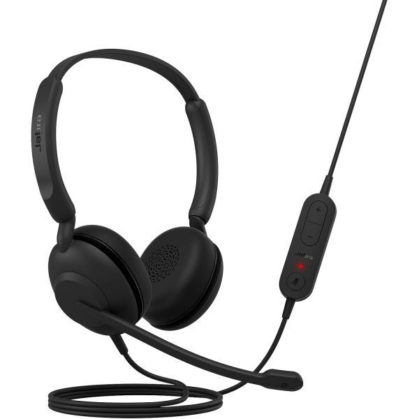 Jabra Evolve 10 유선 헤드셋 (노이즈 캔슬링 마이크 탑재, PC/노트북용, 간편한 USB-A 연결, TCO 인증, 경량 디자인, 온라