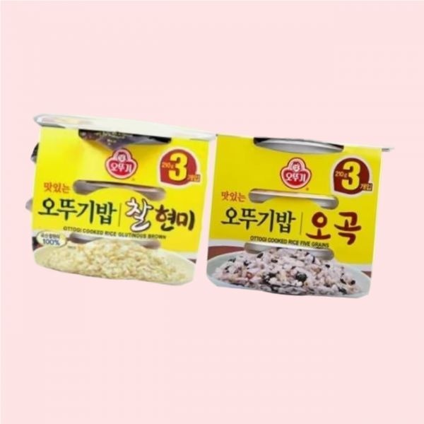오뚜기 오뚜기 찰현미밥210gx3+오곡밥210gx3 4592541