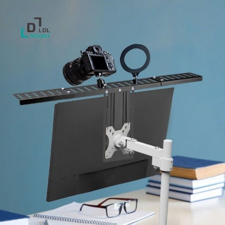 협력업체 도모 컴퓨터 다용도 모니터암 사운드바 모니터 선반 정리대