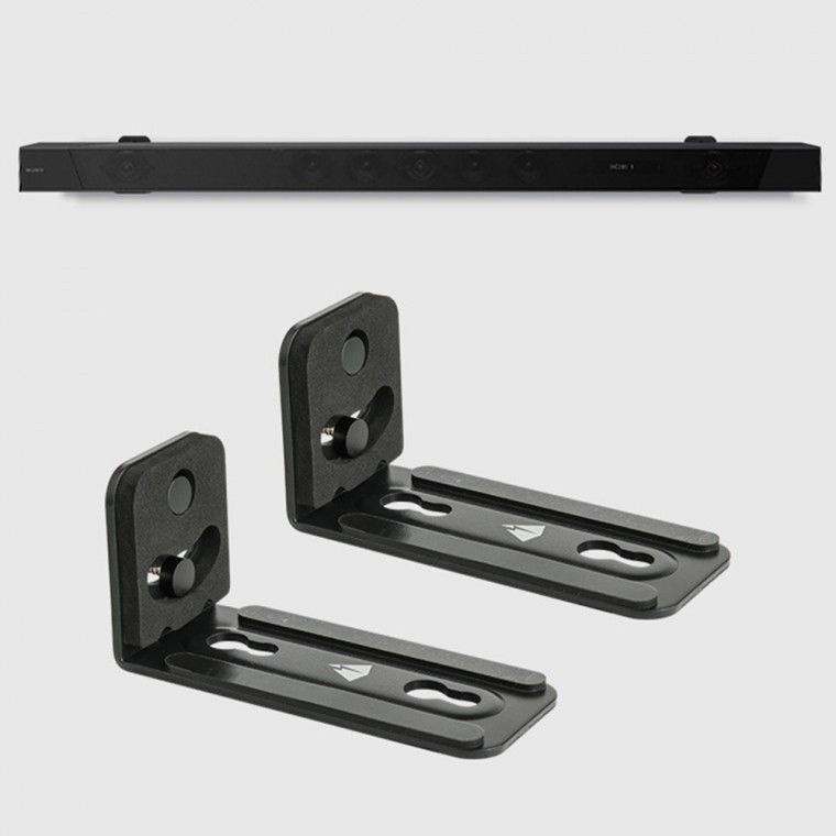주식회사 우건 중국협력사 도모 슬림 브라켓 벽걸이 사운드바거치대 사운드바 타공형 심플
