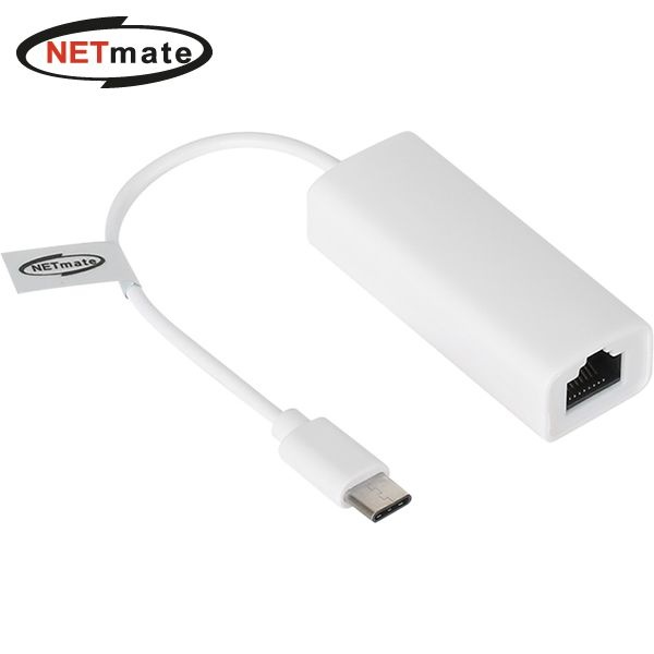 넷메이트 Netmate USB 2.0 10/100Mbps 타입C 노트북 랜카드 랜젠더 NM-UC20