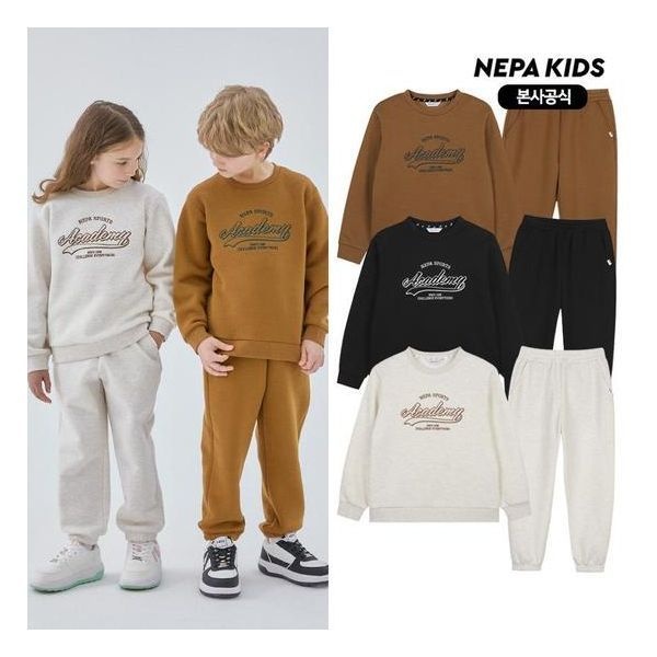 네파키즈 네파키즈택가115,000 KL75951 윈터 코튼폴리 트레이닝세트 본사직영 389479