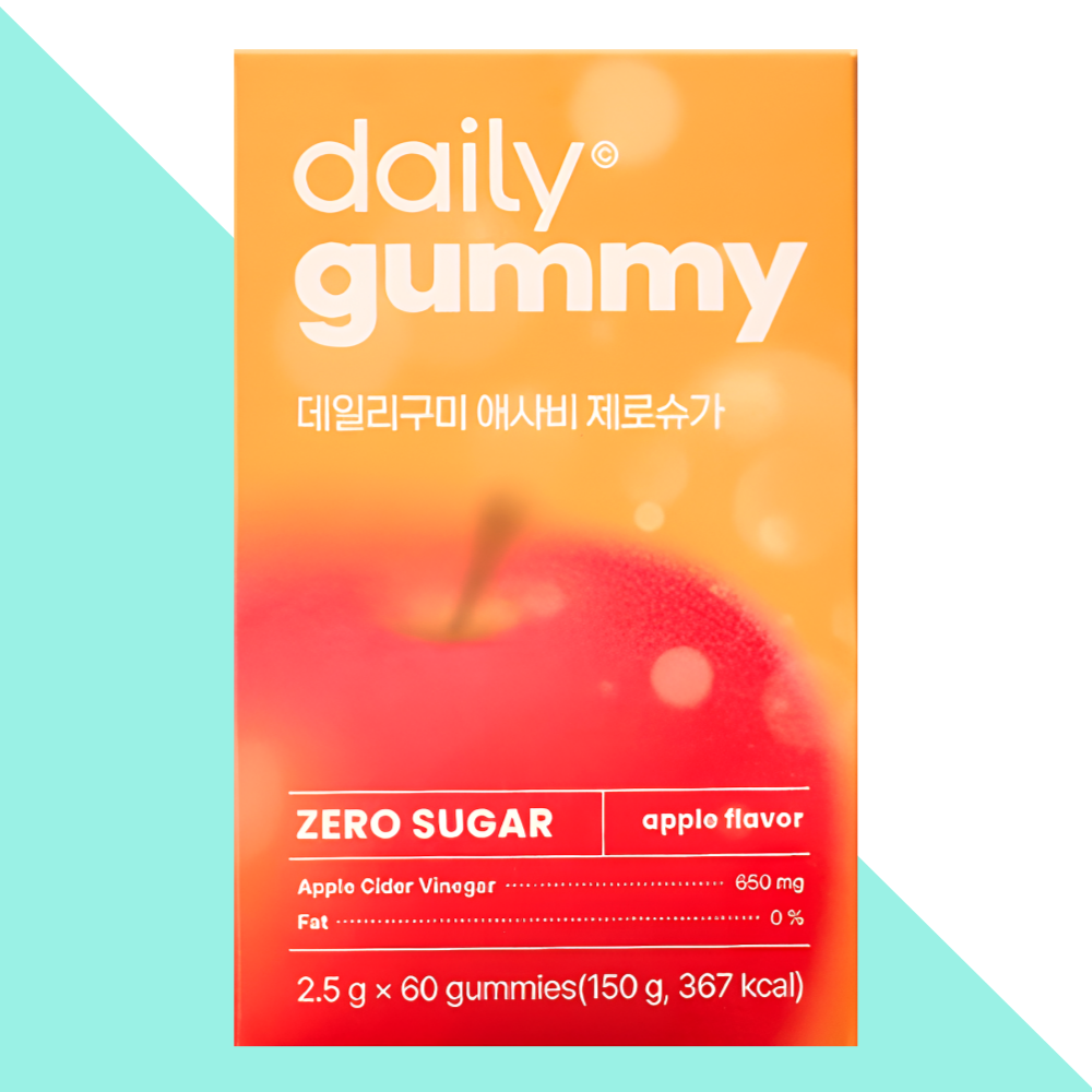 네추럴라이즈 데일리구미 애사비 젤리 애플사이다비니거 60구미X1개