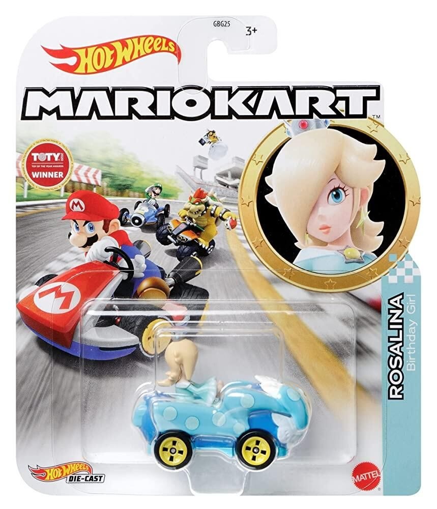 [해외] Hot Wheels Mario Kart Rosalina 다이캐스트 자동차 [생일 소녀]